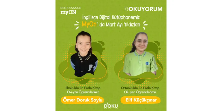 MART Ayinda EN ÇOK INGILIZCE KITAP OKUYAN ÖGRENCILERIMIZ...