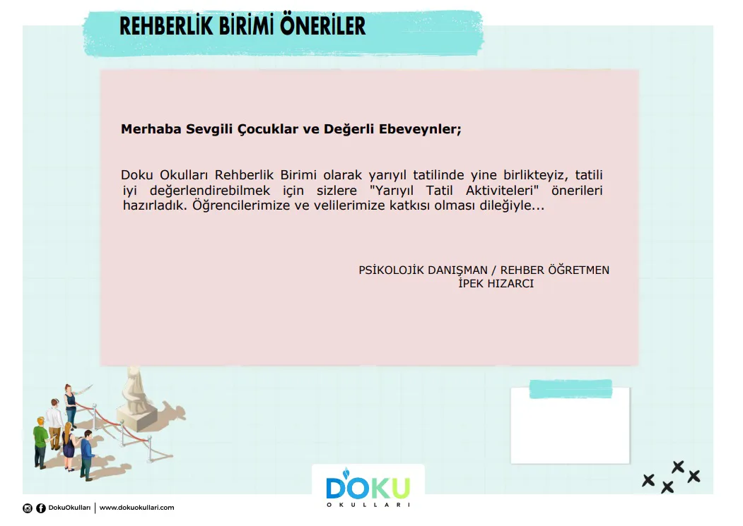 Yarıyıl Tatil Önerilerimiz... - 12