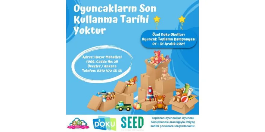 OYUNCAK TOPLAMA KAMPANYAMIZ basliyor.
