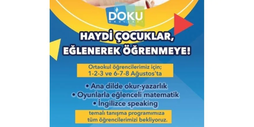 Ortaokul Ögrencilerimiz Için Tanisma Programi