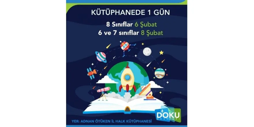 Kütüphanede 1 Gün
