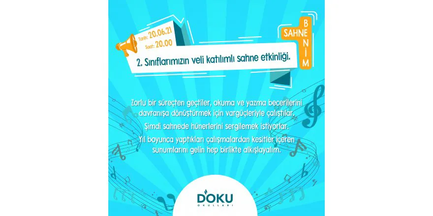 SAHNE BENIM...
