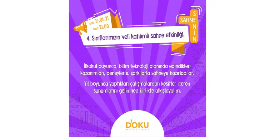 SAHNE SENIN...