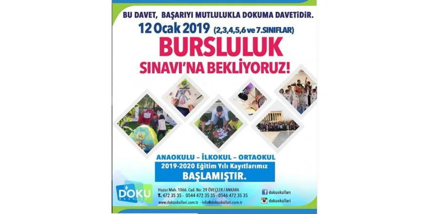 Bursluluk Sinavi Gerçeklestirildi