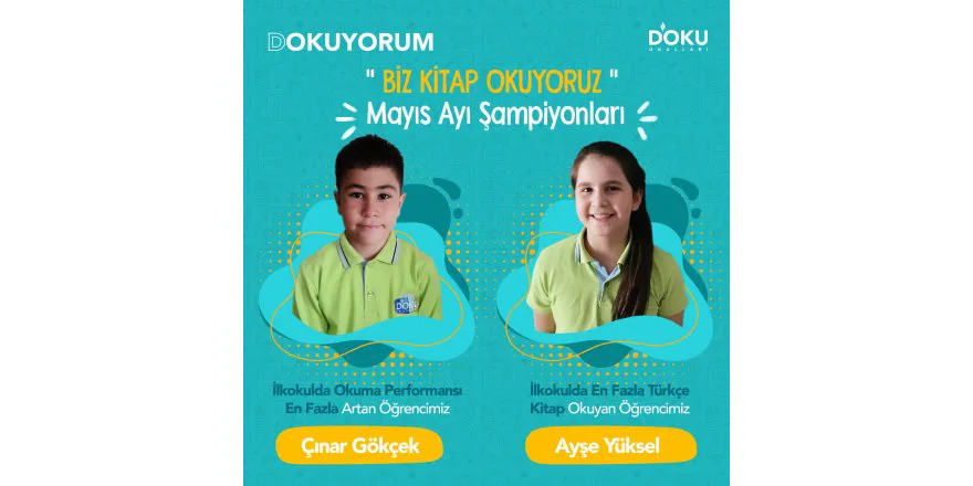 MAYIS Ayinda EN ÇOK KITAP OKUYAN ÖGRENCILERIMIZ ...