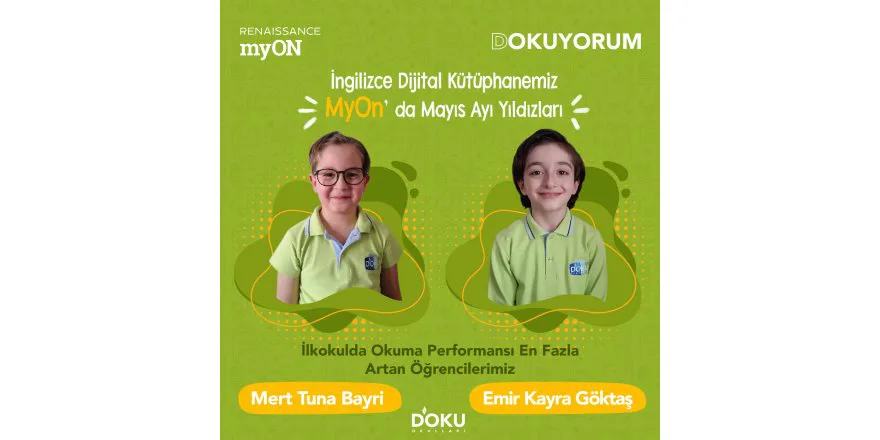 MAYIS AYINDA EN ÇOK INGILIZCE KITAP OKUYAN ÖGRENCILERIMIZ...