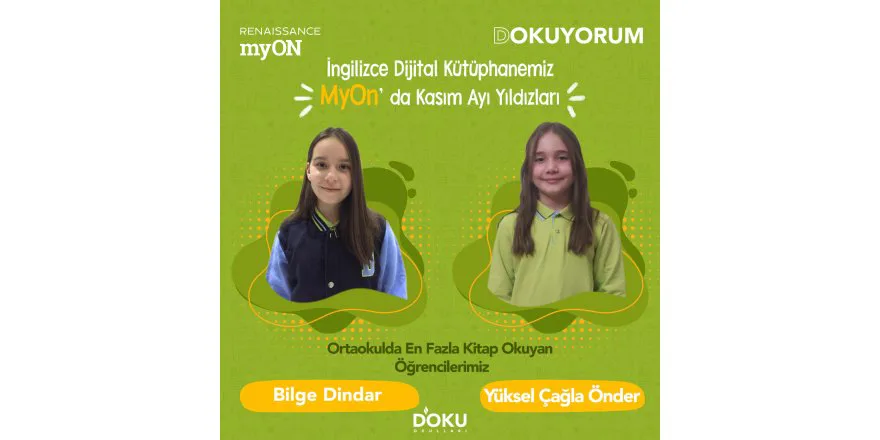 Kasim Ayinda En Çok Ingilizce Kitap Okuyan Ögrencilerimiz..