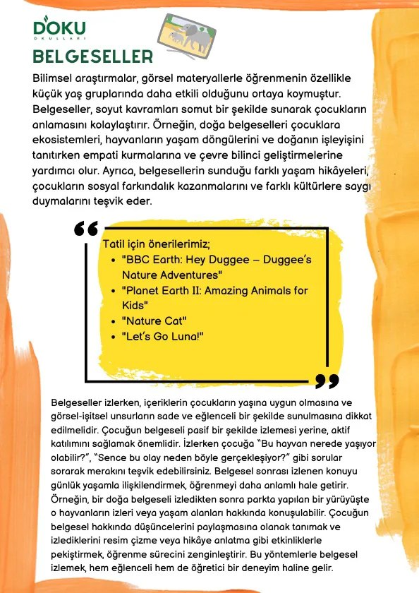 YARIYIL TATİLİ ÖNERİ REHBERİ - 1