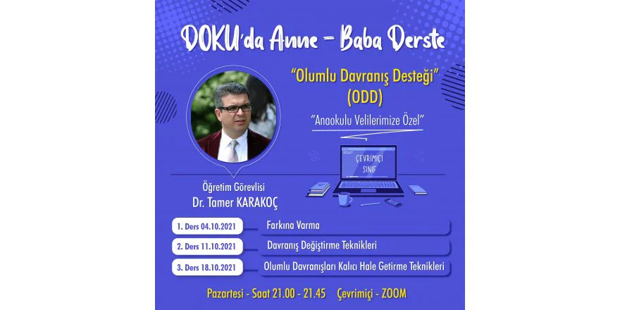 DOKU'DA ANNE BABA DERSTE - Anaokulu Velilerimize Özel Program