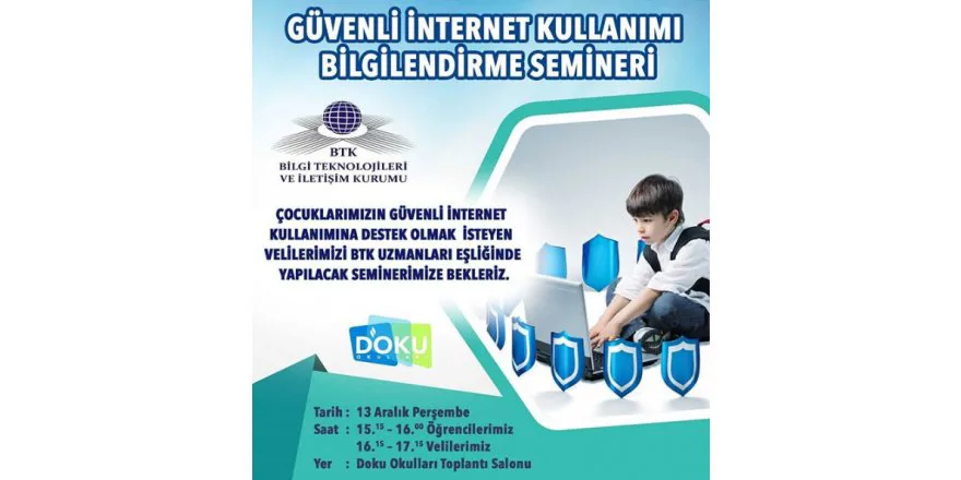 Güvenli Internet Kullanim Bilgilendirme Semineri Gerçeklestirildi