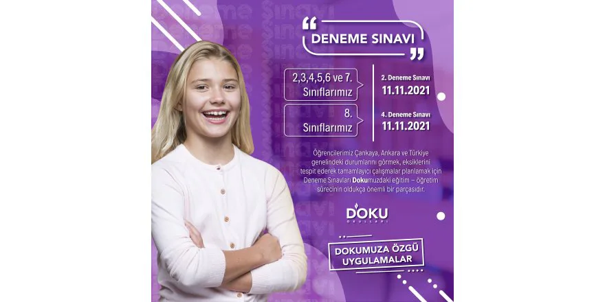 DENEME SINAVI Haftamiz..