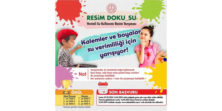 RESİM DOKU_SU Resim Yarışması Başlıyor...