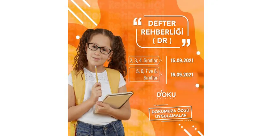 Eylül 2021 DEFTER REHBERLIGI Uygulamamiz