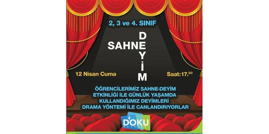 Sahnedeyim Etkinligi Gerçeklestirildi