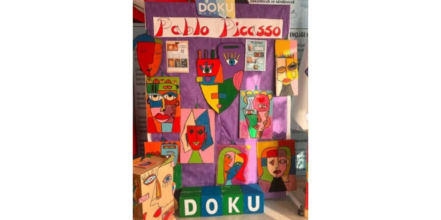Kasım ayında Pablo Picasso'yu Görsel Sanatlar Dersimizde yakından tanıdık...