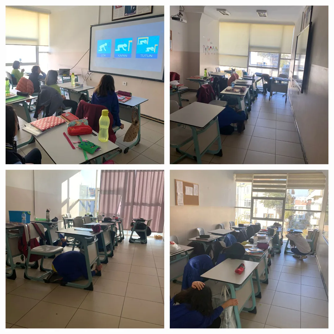 Deprem Tatbikatı gerçekleştirdik. - 2