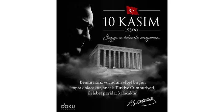 10 Kasim Atatürk'ü Anma Günü
