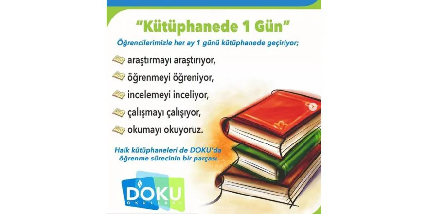 Kütüphanede Bir Gün
