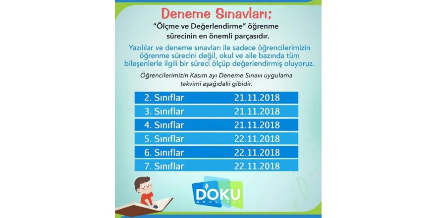 1. Deneme Sinavlarimiz